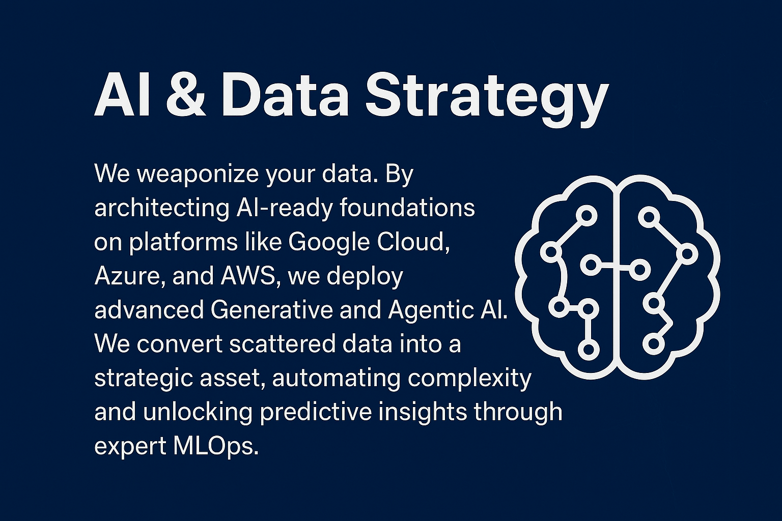 AI and Data Strategy Diagram